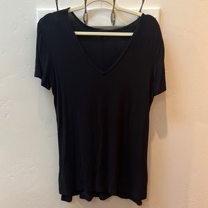 Black halogen tee